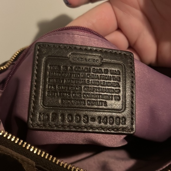 COACH Kristin Brown Shoulder/Crossbody Bag - Picture 11 of 12